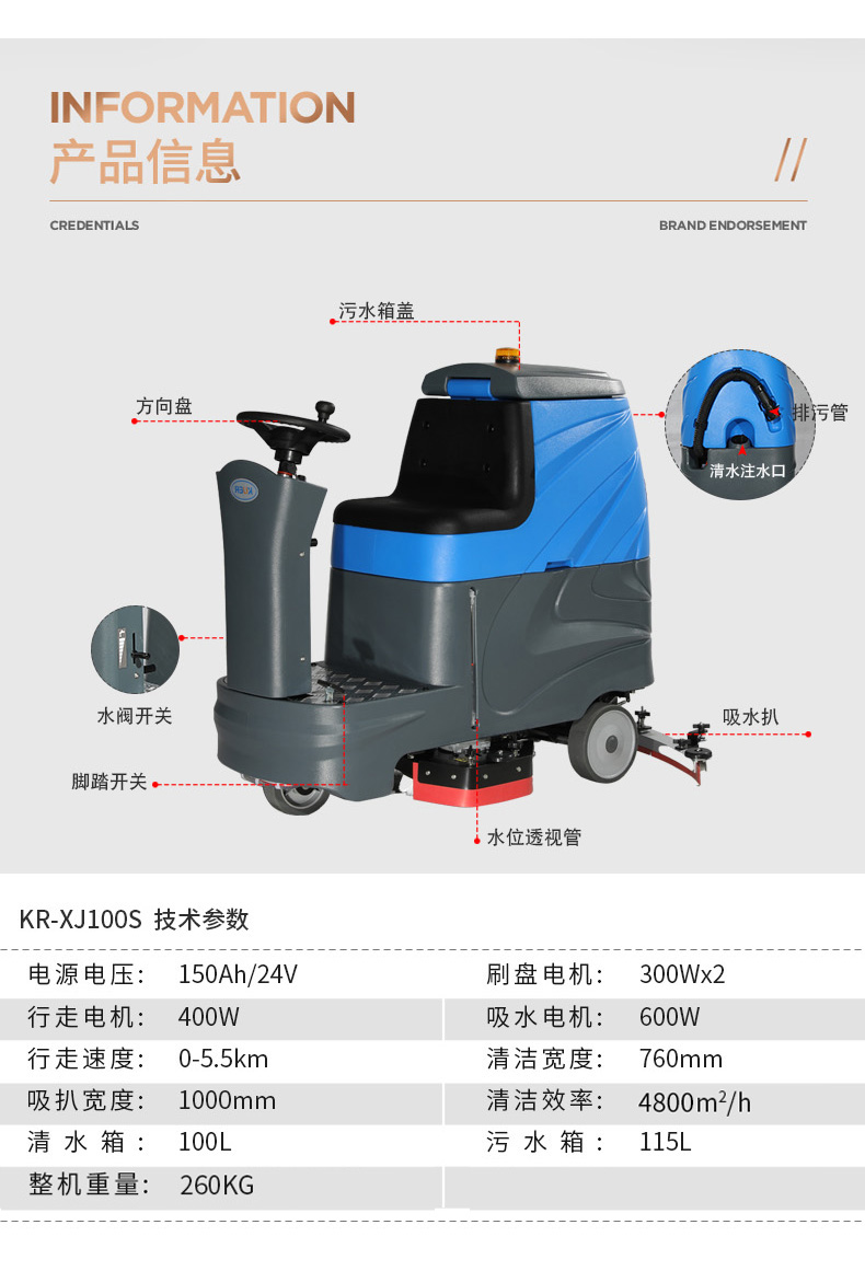 駕駛式洗地機(jī)5